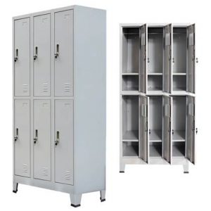 Lockerkast vidaXL Grijs