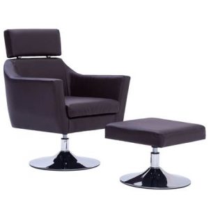 Fauteuil vidaXL Bruin