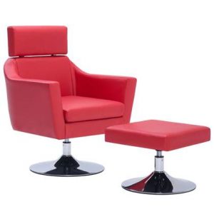 Fauteuil vidaXL Rood