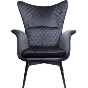 Fauteuil Kare Design Zwart