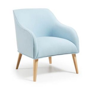 Fauteuil Kave Home Blauw