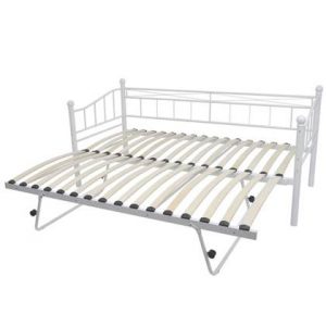 Bedframe vidaXL Wit