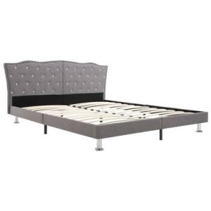 Bedframe vidaXL Grijs