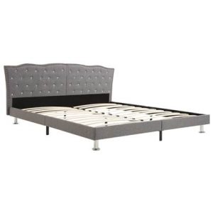 Bedframe vidaXL Grijs