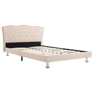 Bedframe vidaXL Beige