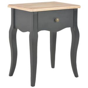 Sidetable vidaXL Zwart