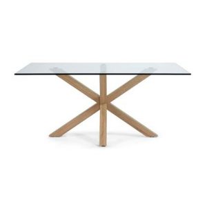 Eettafel Kave Home Bruin