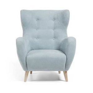 Fauteuil Kave Home Blauw