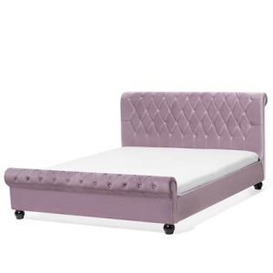 Tweepersoonsbed Beliani Roze