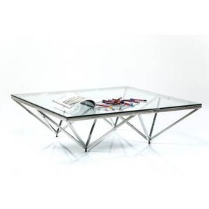 Salontafel Kare Design Zilver