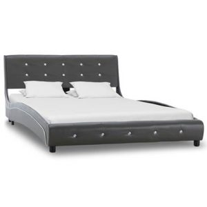 Bedframe vidaXL Grijs