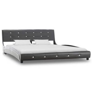 Bedframe vidaXL Grijs