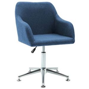 Eetkamerstoel vidaXL Blauw