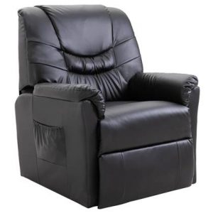 Fauteuil vidaXL Zwart