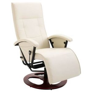 Fauteuil vidaXL Crème