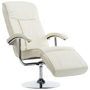 Fauteuil vidaXL Crème