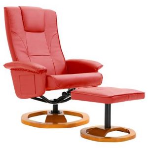 Fauteuil vidaXL Rood