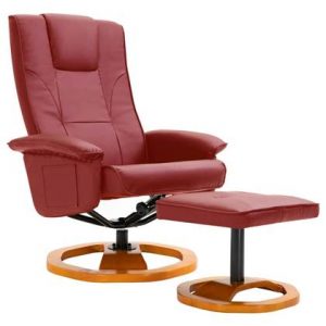 Fauteuil vidaXL Rood