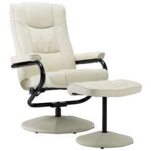 Fauteuil vidaXL Crème