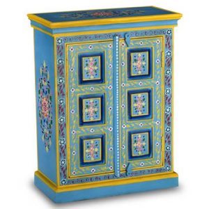 Wandkast vidaXL Blauw