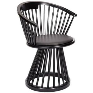 Eetkamerstoel Tom Dixon Zwart