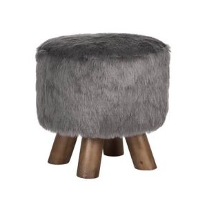 Hocker Beliani Grijs