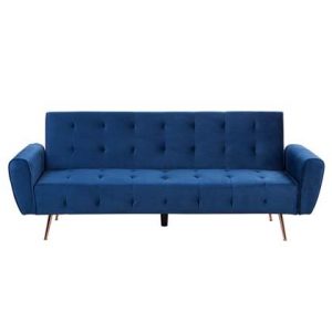 Slaapbank Beliani Blauw