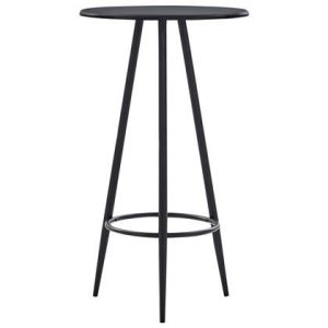 Bartafel vidaXL Zwart