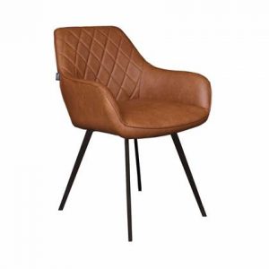 Eetkamerstoel Kick Collection Cognac