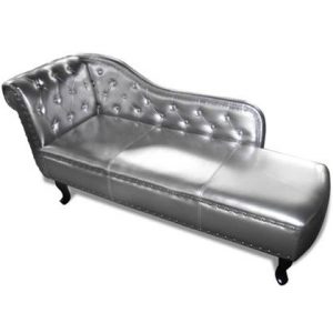 Daybed vidaXL Zilver