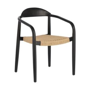 Eetkamerstoel Kave Home Zwart