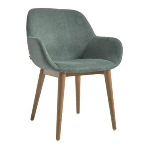 Eetkamerstoel Kave Home Groen