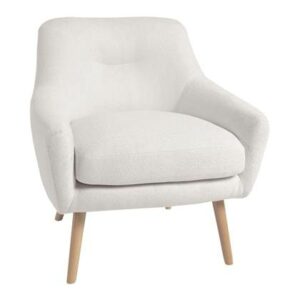 Fauteuil Kave Home Wit