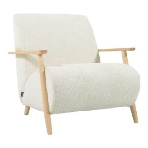 Fauteuil Kave Home Wit