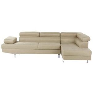 Hoekbank Beliani Beige