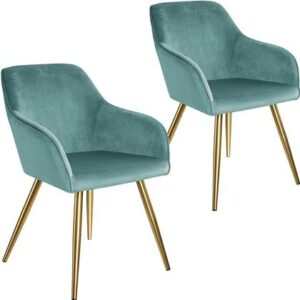 Eetkamerstoel tectake Blauw