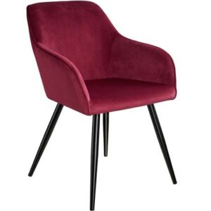 Eetkamerstoel tectake Rood