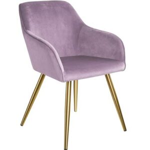 Eetkamerstoel tectake Roze
