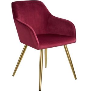 Eetkamerstoel tectake Rood