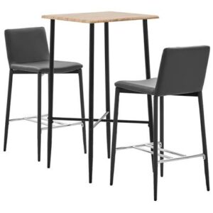 Eetkamerstoel vidaXL Grijs