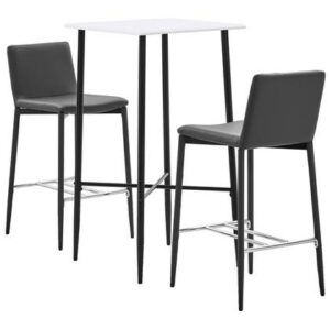 Eetkamerstoel vidaXL Grijs
