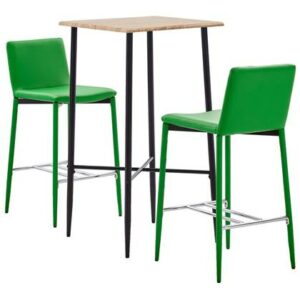 Eetkamerstoel vidaXL Groen