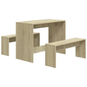 Eetkamerstoel vidaXL Bruin
