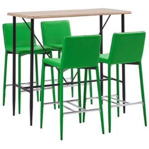 Eetkamerstoel vidaXL Groen