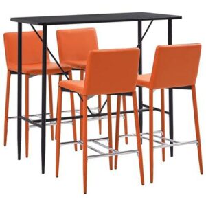 Eetkamerstoel vidaXL Oranje