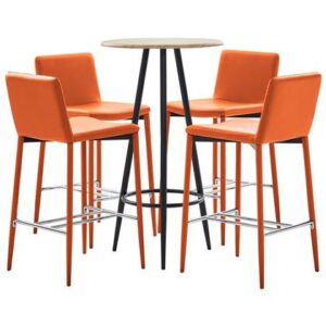Eetkamerstoel vidaXL Oranje