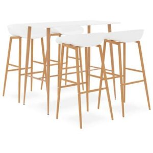 Eetkamerstoel vidaXL Wit