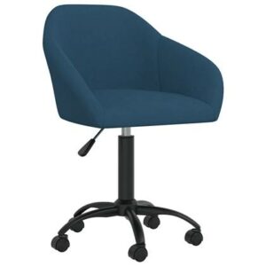Eetkamerstoel vidaXL Blauw