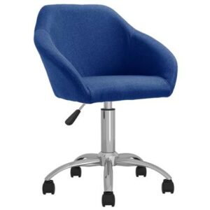 Eetkamerstoel vidaXL Blauw