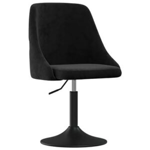 Eetkamerstoel vidaXL Zwart